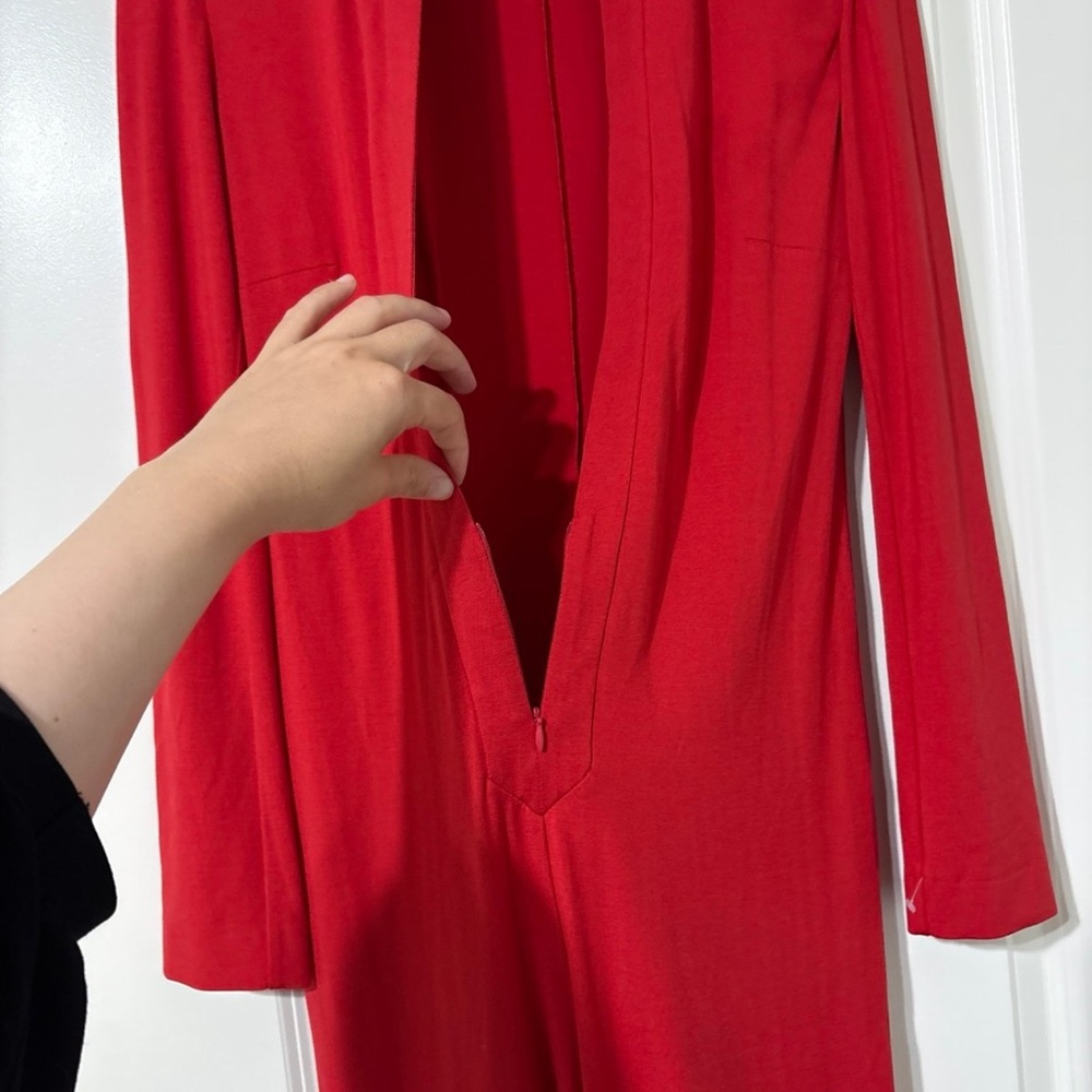 La perla jumpsuit red